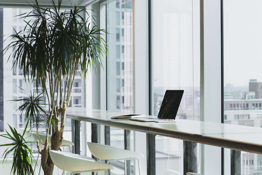Bright modern office workspace representing coordination