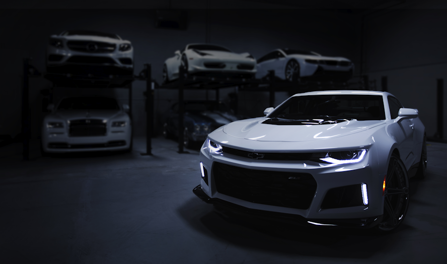 Performance car representing specialty wheel programs